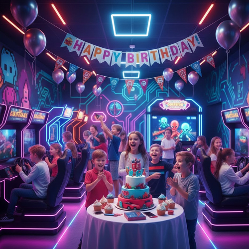 Birthday Party Gaming Zone in Sector 15 Faridabad