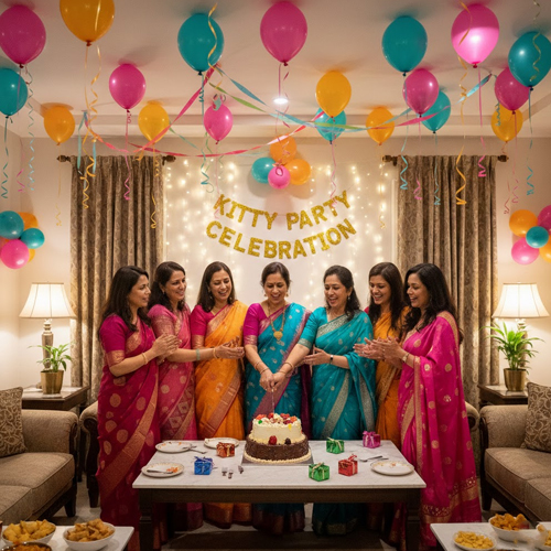 Kitty Party in Karkardooma