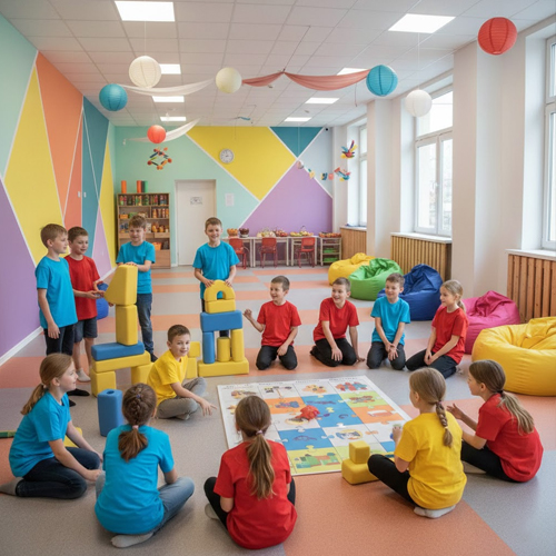 School Group Activities in Krishna Nagar